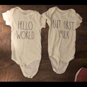 Rae Dunn Onesie bundle